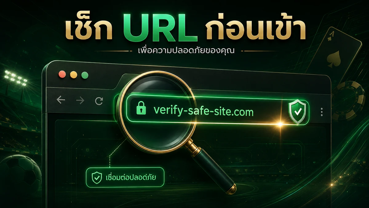 เช็ก URL ก่อนเข้า