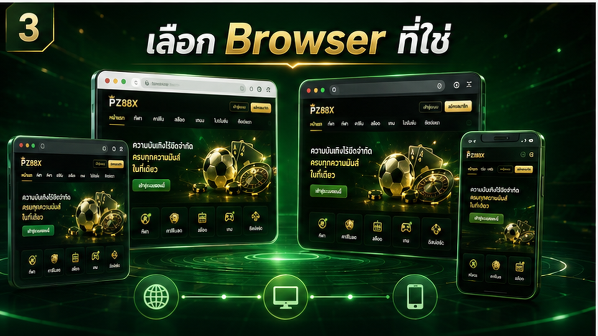 เลือก Browser ที่ใช่