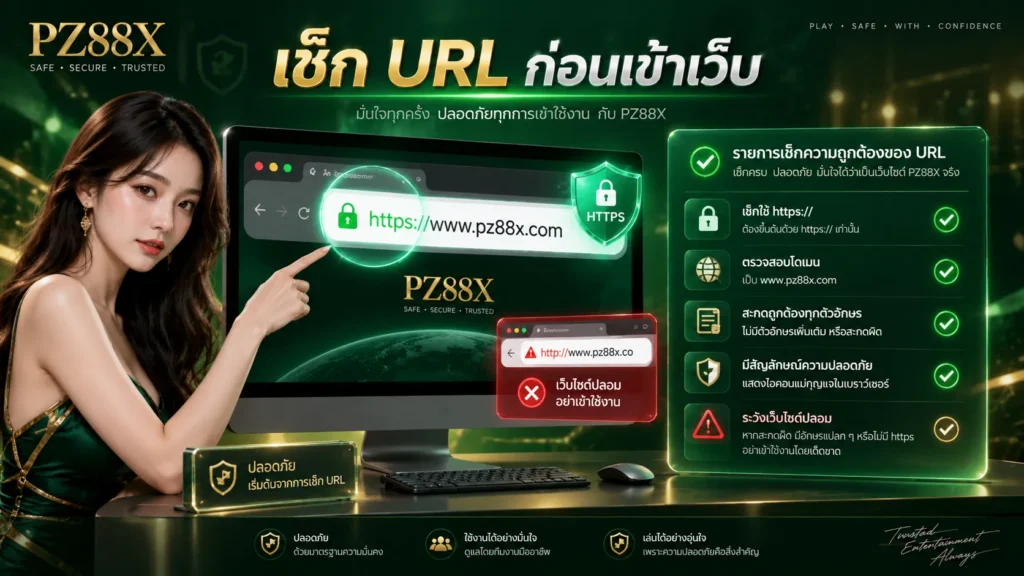เช็ก URL ก่อนเข้าเว็บ